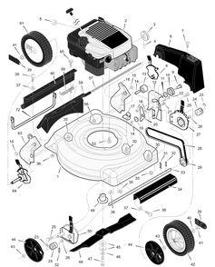 Part Location Diagram of 672868E700 Briggs and Stratton BRKT. HDLE SUPT R